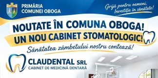 Cabinet stomatologic în comuna Oboga.