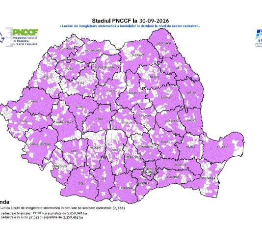 Peste 172.000 de imobile, înregistrate gratuit în ultimele trei luni. Ce rezultate anunță ANCPI