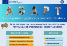 Cursuri gratuite pentru peste 3.000 de specialiști din asistența socială. Participanții primesc certificare și stimulente financiare.