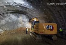 Autostrada Sibiu – Pitești (A1), secțiunea 2: a fost străpunsă și cea de-a doua galerie (264 m) a tunelului Boița 1!