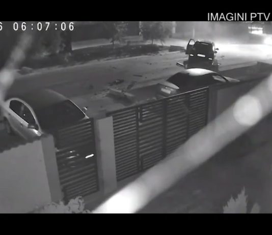 Accident la Brebeni: un pasager a ajuns la spital după ce mașina a acroșat un cap de pod