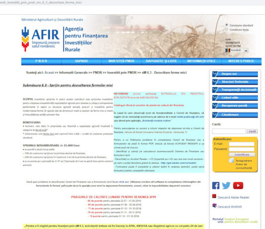 O NOUĂ SESIUNE A PNDR