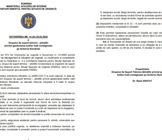 Proiect: deplasările în afara domiciliului, limitate drastic!