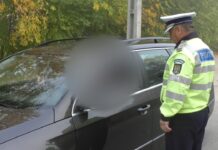 Polițiștii au depistat un bărbat care conducea un autoturism, având dreptul de a conduce suspendat
