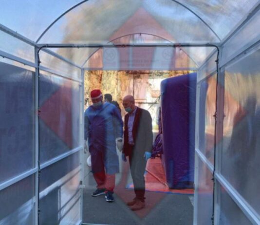 Maine, vor fi montate 3 tuneluri de dezinfectie la SJU Slatina