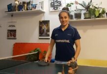 Irina Ciobanu se antreneaza zilnic de acasa