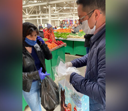 OCTAVIAN STĂNESCU, ALĂTURI DE CARACALENI ÎN PLINĂ PANDEMIE