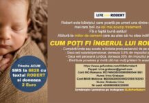 Si tu poti fi Ingerul lui Robert! Mii de oameni s-au mobilizat !