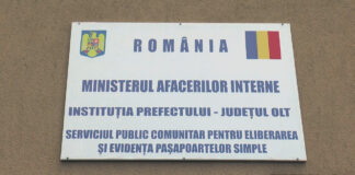 SE REIA ACTIVITATEA DE LUCRU CU PUBLICUL DE LA PAŞAPOARTE OLT, IN ANUMITE CONDITII