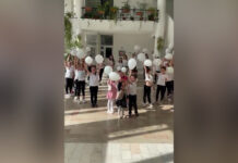 TINERII, CU GÂNDUL LA PACE DE ZIUA LOR