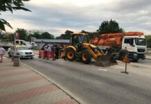 Compania de Apă Olt a lucrat aproximativ 14 ore pentru remedierea avariei din Slatina