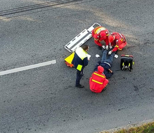 BĂRBAT DE 70 DE ANI DIN SLATINA, ACCIDENTAT PE TRECEREA DE PIETONI