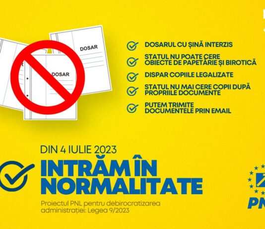 Proiectul PNL de eliminare a dosarului cu șină a intrat în vigoare