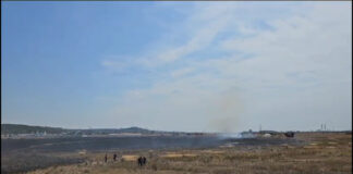 Incendiu cu risc de propagare la locuinte