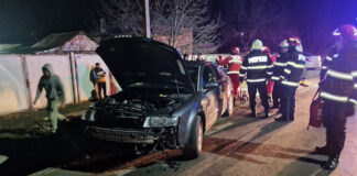 LA SPITAL, DUPĂ CE A INTRAT CU MAŞINA ÎNTR-UN CAP DE POD