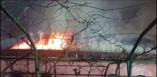 Incendiu în comuna Pârşcoveni