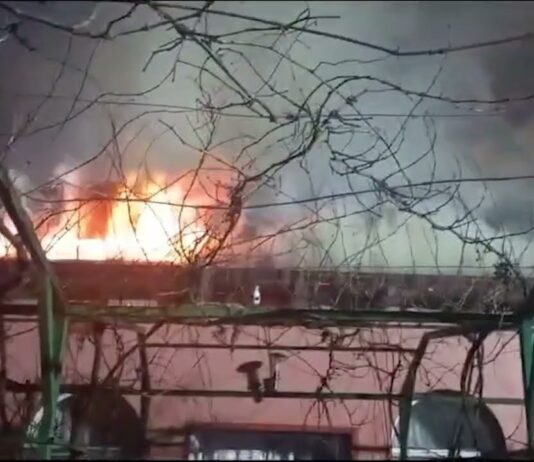 Incendiu în comuna Pârşcoveni