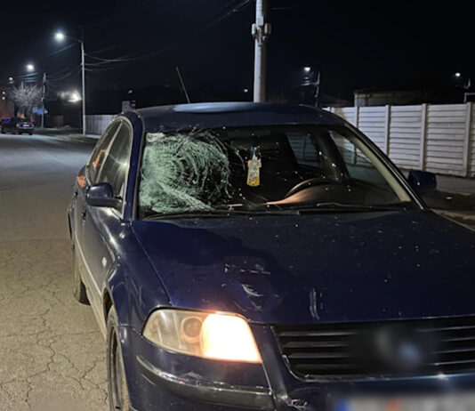 BICICLIST DECEDAT, DUPĂ CE A FOST ACROŞAT DE UN AUTOTURISM