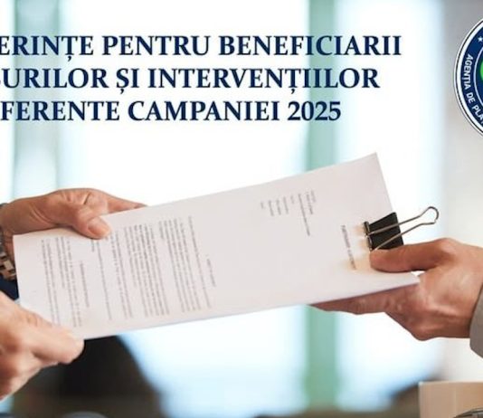 APIA eliberează adeverințe pentru beneficiarii măsurilor și intervențiilor gestionate în cadrul Campaniei 2025