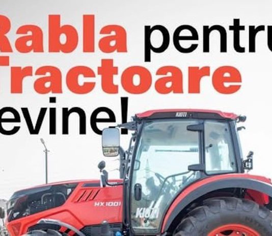 44.000 euro nerambursabili pentru achiziția unui tractor și utilaje noi