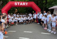 SUTE DE PARTICIPANȚI LA CROSUL „OLYMPIC DAY”