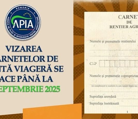 Vizarea carnetelor de rentă viageră se face până la 1 septembrie 2025