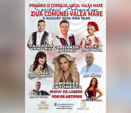 9 August – Ziua Comunei Valea Mare