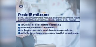 Un nou apel de proiecte dedicat screeningului prenatal și neonatal, programelor pentru gravide și nou-născuți