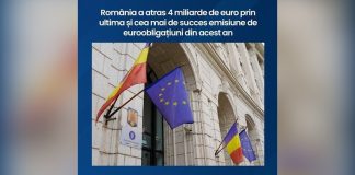 Romania a atras 4 miliarde de euro prin cea mai de succes emisiune de euroobligatiuni din acest an