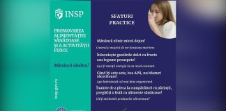 “Campania – Fii activ, mănâncă sănătos!” continua