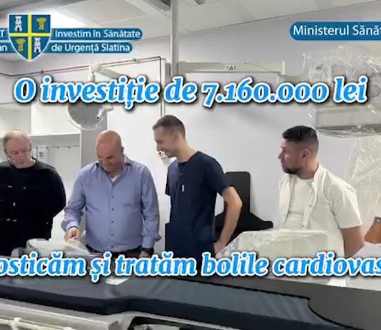 S-AU EFECTUAT PRIMELE CORONAROGRAFII LA SJU SLATINA