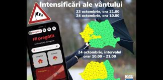 Meteorologii au emis cod galben de intensificări ale vântului