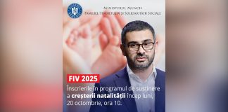 Înscrierile în Programul FIV 2025 pentru susținerea natalității au inceput