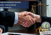 Avocatul din cadrul Baroului Olt si-a recunoscut vinovatia privind traficul de influenta