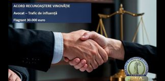 Avocatul din cadrul Baroului Olt si-a recunoscut vinovatia privind traficul de influenta