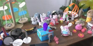 ÎN „SĂPTĂMÂNA VERDE”, AU CONFECȚIONAT JUCĂRII DIN MATERIALE RECICLABILE