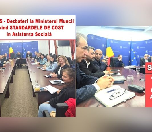 DEZBATERI PRIVIND STANDARDELE DE COST IN ASISTENTA SOCIALA