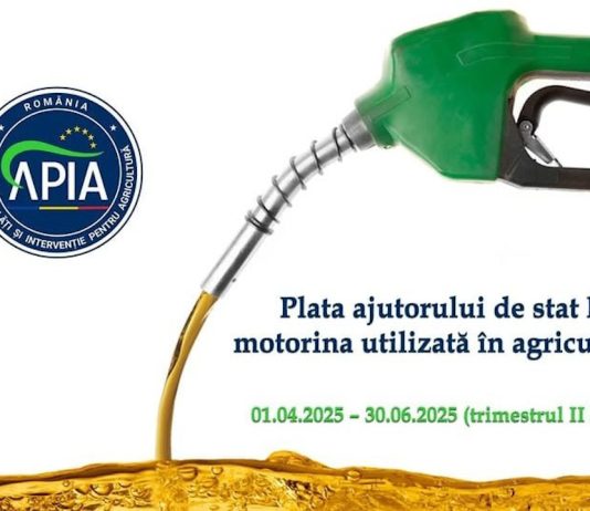 Plăți de peste 263 milioane lei pentru rambursarea motorinei utilizate în agricultură