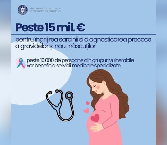 Un nou apel de proiecte competitiv, dedicat îngrijirii sarcinii și diagnosticării precoce pentru gravide și nou-născuți.