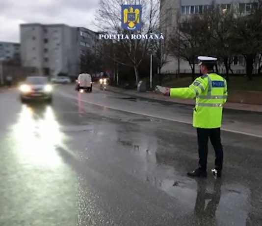 URMĂRIT PE STRĂZILE DIN SLATINA ȘI ÎNCĂTUȘAT, ȘOFERUL SE DECLARĂ AGRESAT