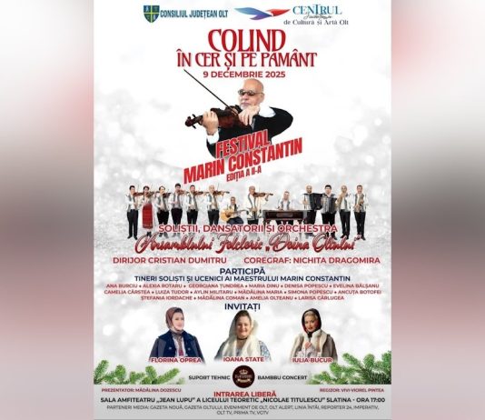 „COLIND ÎN CER ȘI PE PĂMÂNT”, LA SLATINA