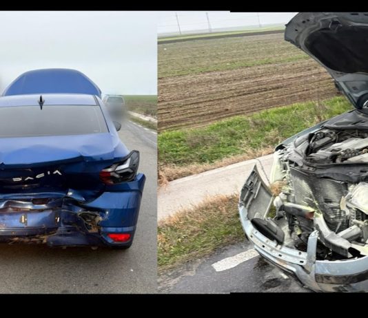 2 PERSOANE AU AJUNS LA SPITAL, DUPĂ CE AU FOST IMPLICATE ÎNTR-UN ACCIDENT