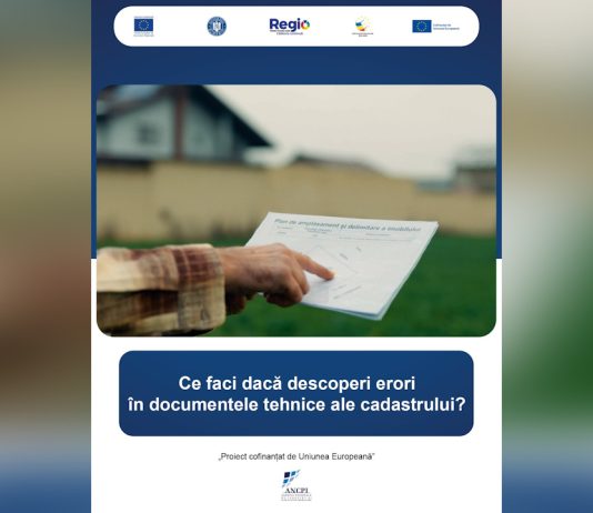 Soluții pentru erorile din documentele tehnice ale cadastrului