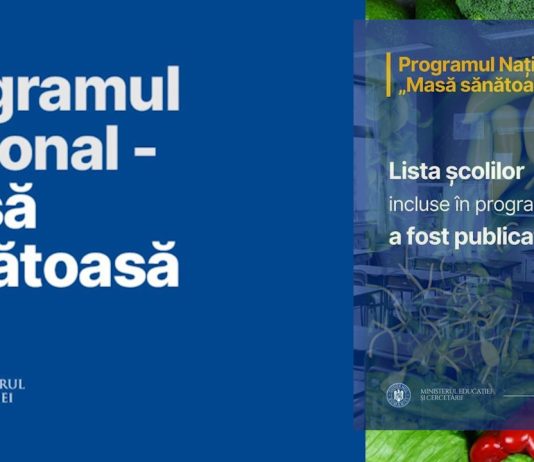 O școală din trei oferă copiilor o masă în timpul programului școlar!