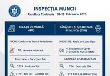 Amenzi de peste 4,2 milioane de lei și 2.686 măsuri de remediere dispuse de Inspecția Muncii