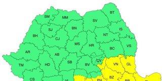 Cod galben de vreme severă în Olt. Recomandări pentru șoferi.