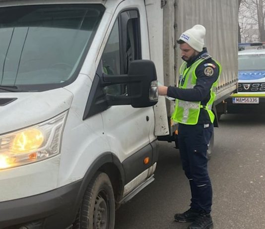 AMENDĂ DE 10 000 LEI APLICATĂ UNUI ȘOFER, ÎN SLATINA