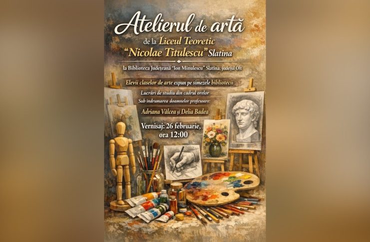 „ATELIERUL DE ARTĂ” LA BIBLIOTECA JUDEȚEANĂ