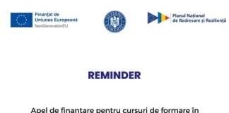 𝐑𝐄𝐌𝐈𝐍𝐃𝐄𝐑 | 𝐀𝐩𝐞𝐥 𝐝𝐞 𝐟𝐢𝐧𝐚𝐧𝐭̦𝐚𝐫𝐞 𝐏𝐍𝐑𝐑 – 𝐜𝐮𝐫𝐬𝐮𝐫𝐢 𝐝𝐞 𝐟𝐨𝐫𝐦𝐚𝐫𝐞 𝐢̂𝐧 𝐞𝐟𝐢𝐜𝐢𝐞𝐧𝐭̦𝐚 𝐞𝐧𝐞𝐫𝐠𝐞𝐭𝐢𝐜𝐚̆ 𝐚 𝐜𝐥𝐚̆𝐝𝐢𝐫𝐢𝐥𝐨𝐫 𝐢𝐬𝐭𝐨𝐫𝐢𝐜𝐞