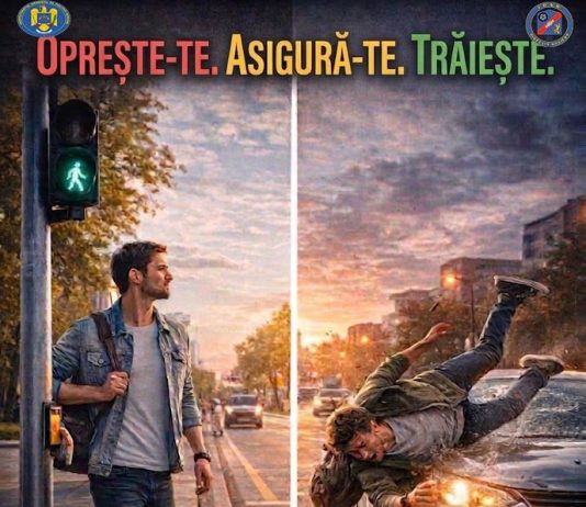 ACȚIUNI ALE POLIȚIȘTILOR RUTIERI PENTRU SIGURANȚA PIETONILOR, ÎN JUDEȚUL OLT